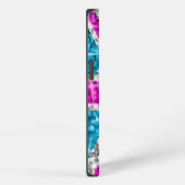 Etui iPhone 13 Glitz UK coque iphone imprimé rose (Côté droit)