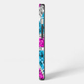 Etui iPhone 13 Glitz UK coque iphone imprimé rose (Côté gauche)