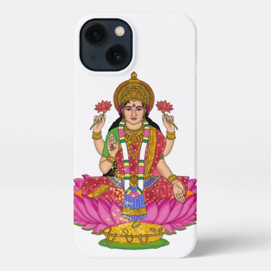 Etui iPhone 13 Goddess Lakshmi Phone Cover (Verso)