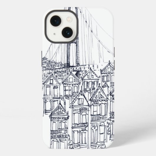 Etui iPhone 13 Golden Gate (Verso)