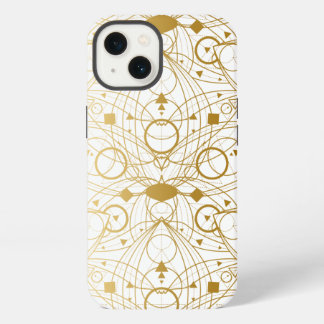 Etui iPhone 13 Golden Lotus Design Luxe