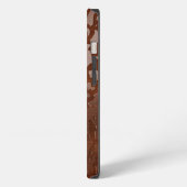 Etui iPhone 13 Gouttes d'eau sur Redwood (Côté gauche)