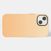 Etui iPhone 13 Gradient de couleur jaune clair et orange (Verso Horizontal)