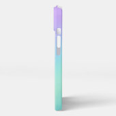 Etui iPhone 13 Gradient purple lavender (Côté gauche)