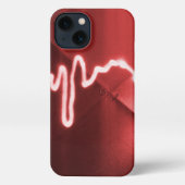 Etui iPhone 13 Graffiti pulvérisé sur Coque en métal rouge-Mate i (Verso)