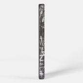 Etui iPhone 13 graffiti rayé (Côté droit)