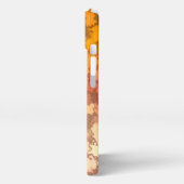 Etui iPhone 13 Grand coque iphone de feuilles d'automne (Côté gauche)