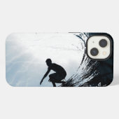 Etui iPhone 13 Grand surfeur de vagues (Verso Horizontal)