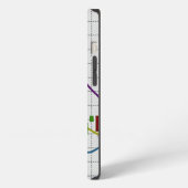 Etui iPhone 13 Graphique boursier à chandeliers (Côté gauche)