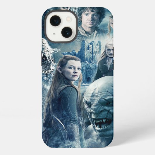 Etui iPhone 13 Graphique de caractères des cinq armées (Verso)