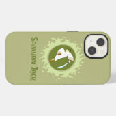 Etui iPhone 13 Graphique de Samurai Jack en train de sauter (Verso Horizontal)