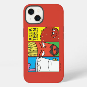 Etui iPhone 13 Graphique du panneau de personnages d'Aqua Teen Hu