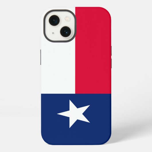 Etui iPhone 13 Graphique dynamique du drapeau de l'État du Texas (Verso)