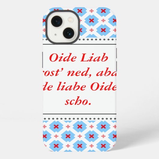 Etui iPhone 13 Graphiques de Bavière moderne (Verso)