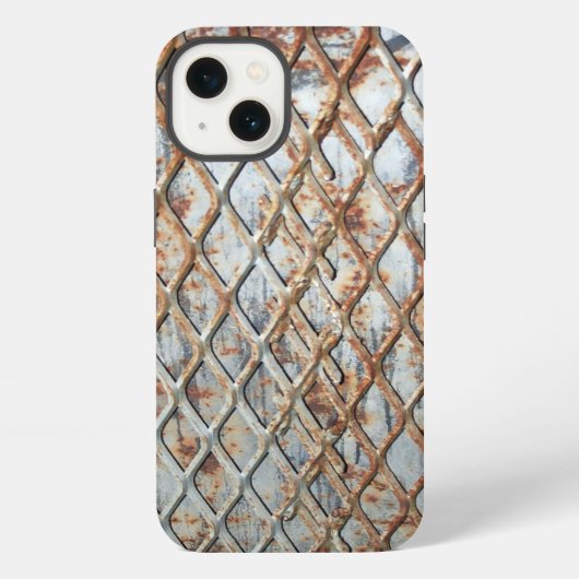 Etui iPhone 13 Grate Rouillée Abandonnée (Verso)