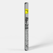 Etui iPhone 13 Gravure de nénuphars (Côté droit)