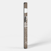 Etui iPhone 13 Gravure de nénuphars (Côté droit)