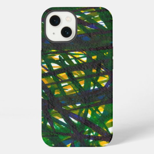 Etui iPhone 13 Green Thicket II (Verso)