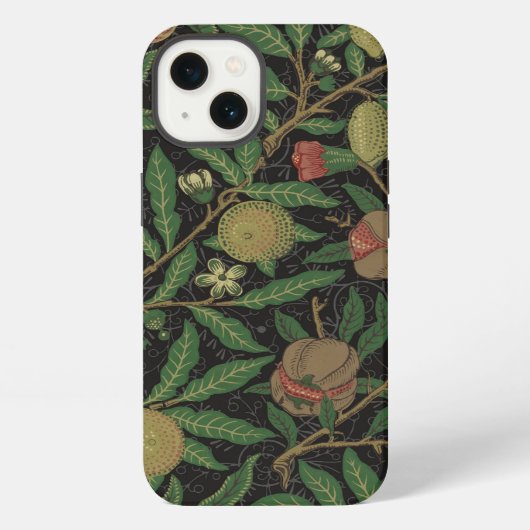 Etui iPhone 13 Grenade Classique de William Morris Fruit (Verso)