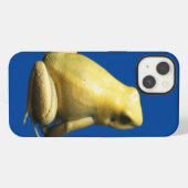 Etui iPhone 13 Grenouille à poison dorée (Verso Horizontal)