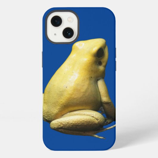 Etui iPhone 13 Grenouille à poison dorée (Verso)