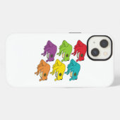 Etui iPhone 13 Grenouilles (Verso Horizontal)