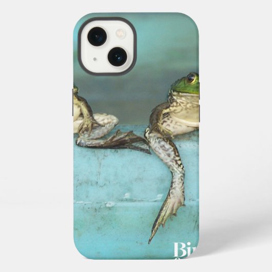 Etui iPhone 13 Grenouilles assises (Verso)