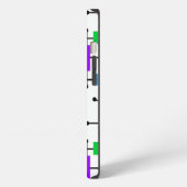 Etui iPhone 13 Grille de couleurs cool (Côté gauche)
