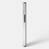 Etui iPhone 13 Gris argenté Professionnel Unique Ajoutez Votre No (Côté gauche)