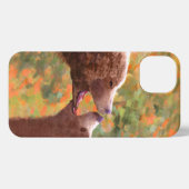 Etui iPhone 13 Grizzly Bear Maman et Cub Peinture Faune Art (Verso Horizontal)