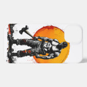 Etui iPhone 13 guerrier barbare médiéval imaginaire hummeTéléphon (Verso Horizontal)