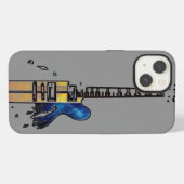 Etui iPhone 13 Guitare 4 iphcnm (Verso Horizontal)