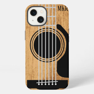 Etui iPhone 13 Guitare Signature Bois Vieilli 