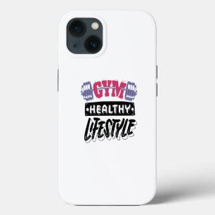 Etui iPhone 13 gymnase mode de vie sain conception de motivation