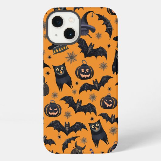 Etui iPhone 13 Halloween joyeux (Verso)