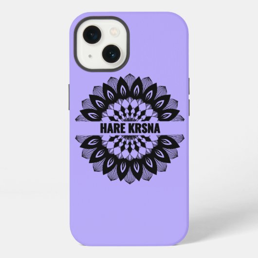 Etui iPhone 13 Hare Krishna art iPhone / coque ipad (Verso)