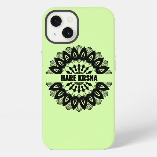 Etui iPhone 13 Hare Krishna art iPhone / coque ipad (Verso)