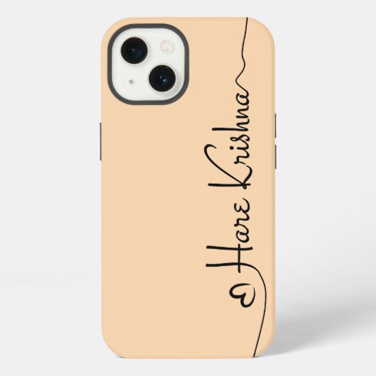 Etui iPhone 13 Hare Krishna art typographie iPhone / coque ipad (Verso)