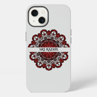 Etui iPhone 13 Hare Krishna - Sri Radhe - fleurs de Radha Krishna