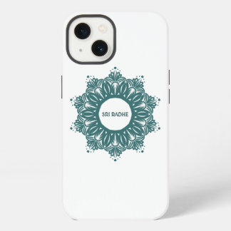 Etui iPhone 13 Hare Krishna - Sri Radhe - Radha Krishna mandala
