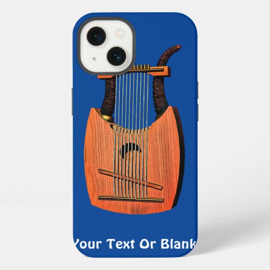 Etui iPhone 13 Harpe du roi David (Verso)
