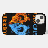 Etui iPhone 13 Heart/Flames (Verso Horizontal)