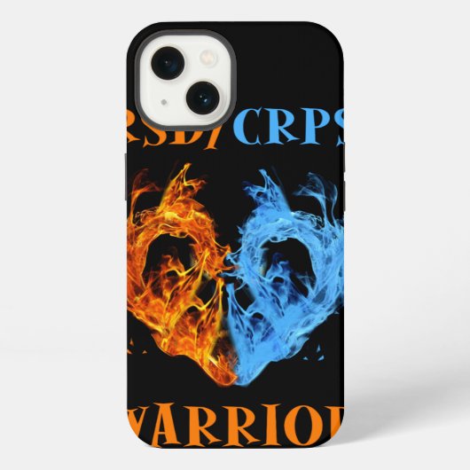 Etui iPhone 13 Heart/Flames (Verso)