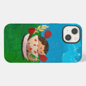 Etui iPhone 13 Hérisson bébé (Verso Horizontal)