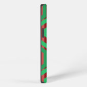Etui iPhone 13 Hexagones de Noël (Côté droit)