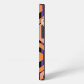 Etui iPhone 13 Hexagons d'Halloween (Côté gauche)