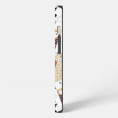 Etui iPhone 13 Hibou drôle de texture (Côté gauche)
