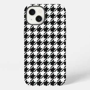 Etui iPhone 13 Houndstooth BW Rpt Motif