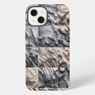 Etui iPhone 13 Housse de téléphone à texture de vague élégante -
