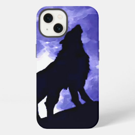 Etui iPhone 13 Howling Wolf & Fullmoon (Verso)